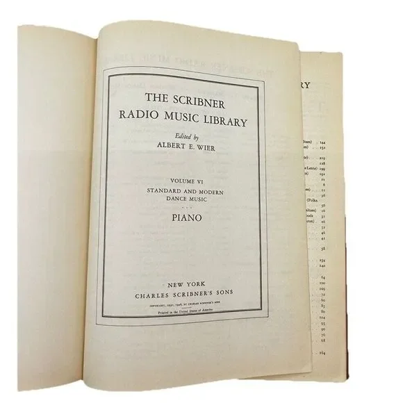 Vintage Scribner Radio Music Library -‎ Vol. Six Standard & Modern Dance Piano - Picture 4 of 9